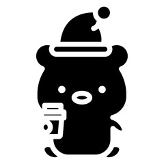 bear cartoon icon 