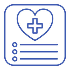 Obraz premium Daily Health App Multicolor Line Icon