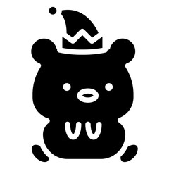 bear cartoon icon 