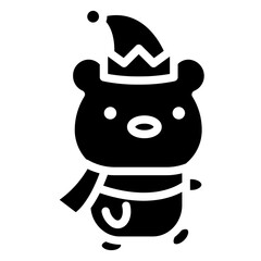 bear cartoon icon 
