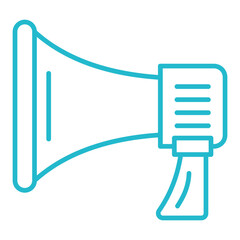 Speaker Multicolor Line Icon