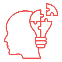 Strategy Multicolor Line Icon