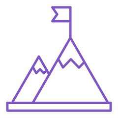 Achievement Multicolor Line Icon