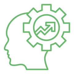 Motivation Multicolor Line Icon