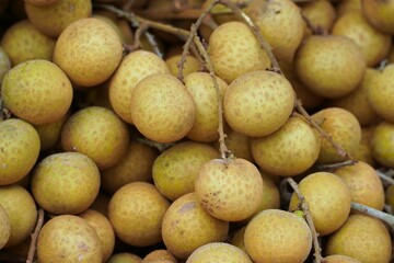 Longan fruit put together for sale