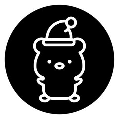 bear cartoon icon 