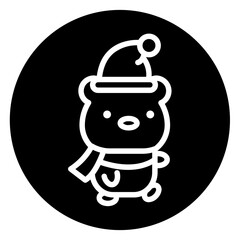 bear cartoon icon 