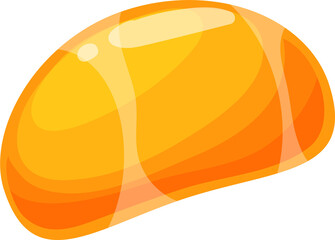 Jelly candy isolated Halloween marmalade dessert