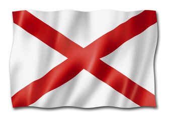 Alabama flag, USA