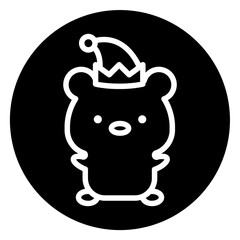 bear cartoon icon 