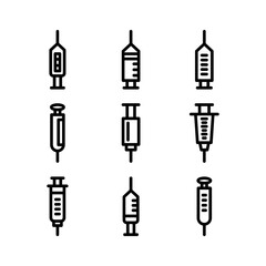 injection icon or logo isolated sign symbol vector illustration - high quality black style vector icons
