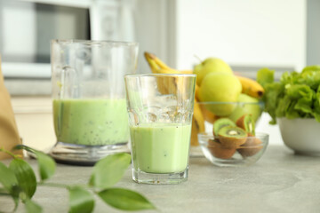 Concept of cooking tasty food, cooking with blender