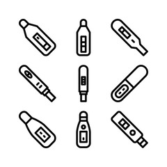 pregnancy test icon or logo isolated sign symbol vector illustration - high quality black style vector icons
