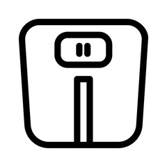 body scales icon or logo isolated sign symbol vector illustration - high quality black style vector icons
