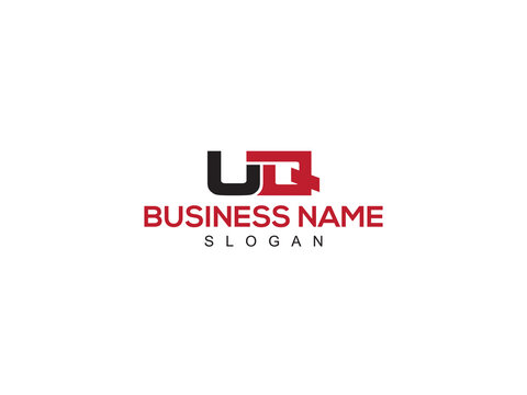 Alphabet UQ Logo Letter, Colorful uq Logo Icon Vector Image Design For Your New Business