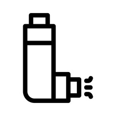 inhalator icon or logo isolated sign symbol vector illustration - high quality black style vector icons
