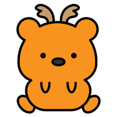 bear cartoon icon 