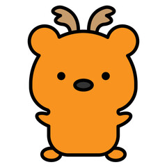 bear cartoon icon 