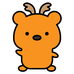 bear cartoon icon 