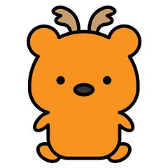 Fototapeta premium bear cartoon icon 