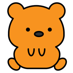 Obraz premium bear cartoon icon 