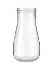 jar glass isolated on white background