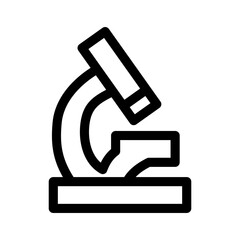 microscope icon or logo isolated sign symbol vector illustration - high quality black style vector icons

