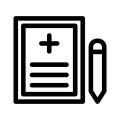 Fototapeta premium prescription icon or logo isolated sign symbol vector illustration - high quality black style vector icons 