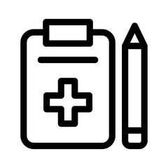 Fototapeta premium prescription icon or logo isolated sign symbol vector illustration - high quality black style vector icons 