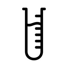 test tube icon or logo isolated sign symbol vector illustration - high quality black style vector icons
