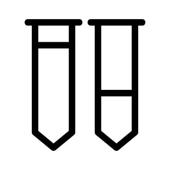 test tube icon or logo isolated sign symbol vector illustration - high quality black style vector icons
