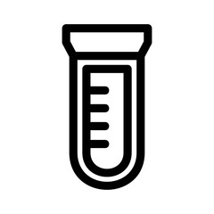 test tube icon or logo isolated sign symbol vector illustration - high quality black style vector icons
