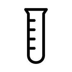 test tube icon or logo isolated sign symbol vector illustration - high quality black style vector icons
