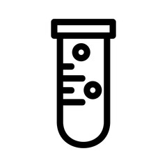 test tube icon or logo isolated sign symbol vector illustration - high quality black style vector icons
