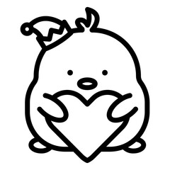 chick cartoon icon