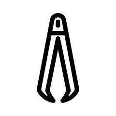 tweezers icon or logo isolated sign symbol vector illustration - high quality black style vector icons
