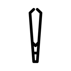 tweezers icon or logo isolated sign symbol vector illustration - high quality black style vector icons
