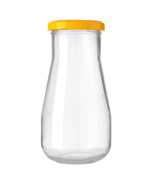 jar glass isolated on white background