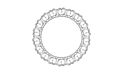 Floral Decoration Elements. Wedding Ornament. use as poster, invitation card, flyer or Banner