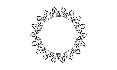 Floral Decoration Elements. Wedding Ornament. use as poster, invitation card, flyer or Banner