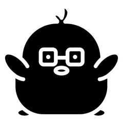 Obraz premium chick cartoon icon