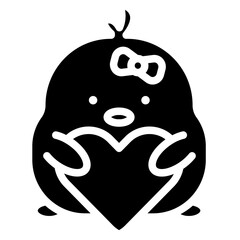 chick cartoon icon