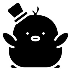 chick cartoon icon