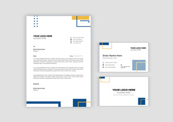 Brand Identity Design For Your Company - Ready to Print Vector EPS file(Latter Head and Business Card)