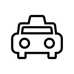 Cab icon. Taxi for transportation. Vector.