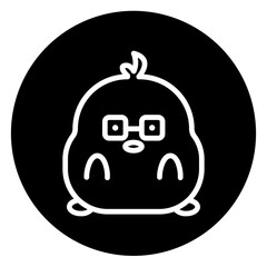 chick cartoon icon