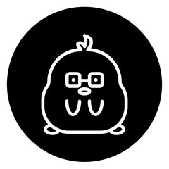 chick cartoon icon