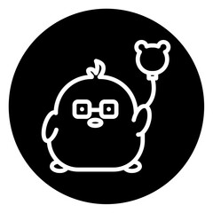 chick cartoon icon