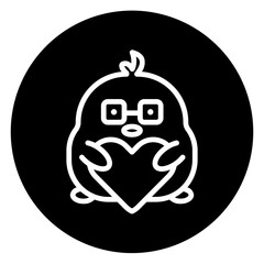 chick cartoon icon
