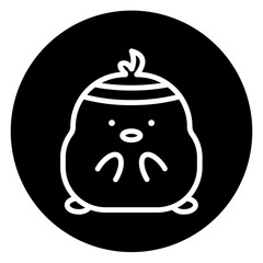 chick cartoon icon